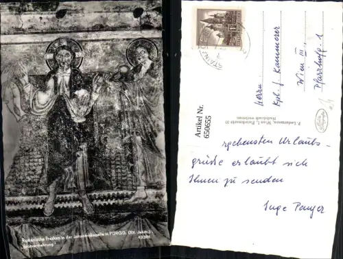 650655,Foto Ak Pürgg Pürgg-Trautenfels Romanische Fresken Johanneskapelle
