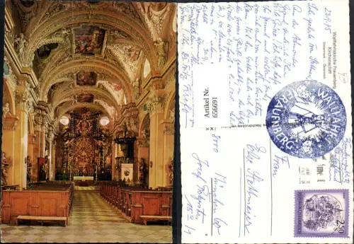 656691,Ardning Wallfahrtskirche Frauenberg Kirchenschiff