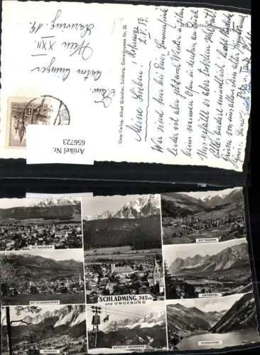656723,Mehrbild Ak Schladming u. Umgebung Stoderzinken Dachstein Tauern