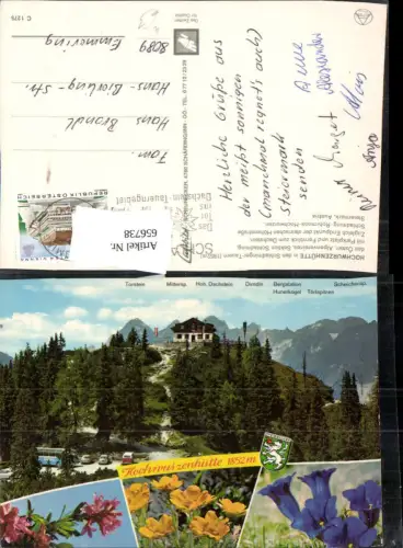 656738,Mehrbild Ak Schladming Hochwurzenhütte mit Schladminger Tauern