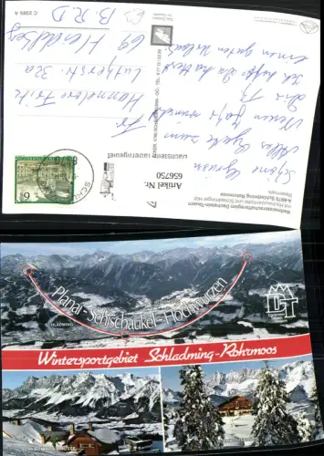 656750,Mehrbild Ak Schladming Rohrmoos Planai Schischaukel Wintersport
