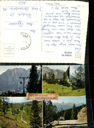 656759,Mehrbild Ak Bad Mitterndorf Tauplitzalm Sessellift