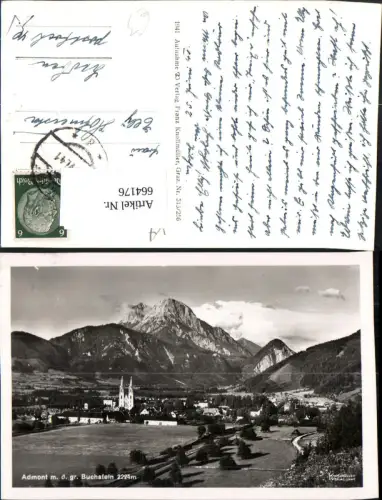 664176,Foto Ak Admont m. d. Gr. Buchstein