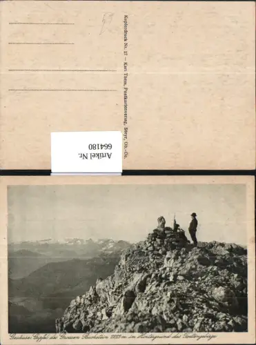 664180,Admont Gesäuse Gipfel d. Gr. Buchstein Bergsteigen Toten Gebirge