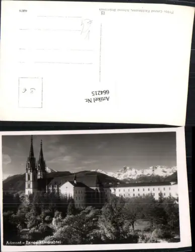 664215,Foto Ak Admont Benediktinerabtei Abtei Stift pub Conrad Frankhauser