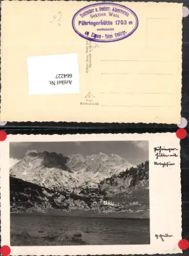 664227,Foto Ak Pühringerhütte a. Elmsee Grundlsee