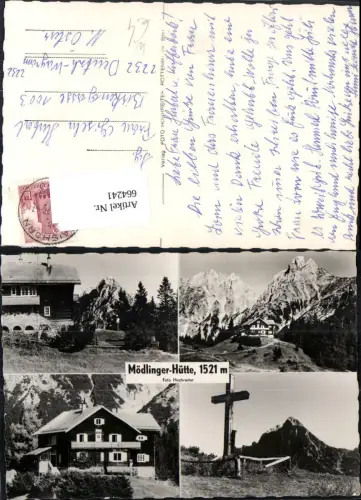 664241,Mehrbild Ak Mödlinger Hütte Johnsbach Admont