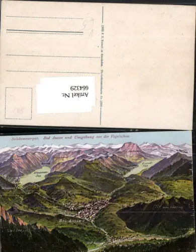 664329,Bad Aussee a.d. Vogelschau Kainisch Fischerndorf pub Brandt 1299