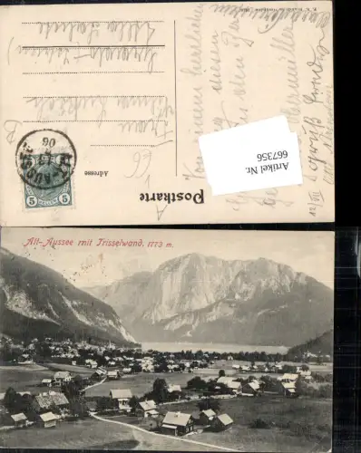 667356,Altaussee mit Trisselwand pub F. E. Brandt 1616