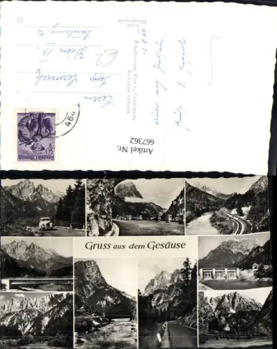 667362,Mehrbild Ak Gesäuse Weng im Gesäuse