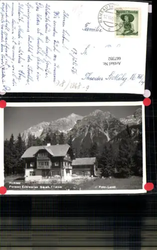 667392,Foto Ak Ramsau a. Dachstein Pension Edelweiss pub Foto Landl