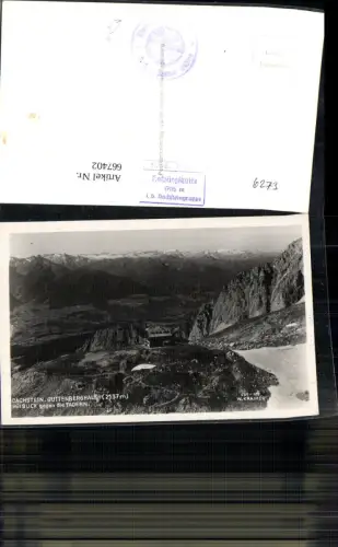 667402,Foto Ak Ramsau am Dachstein Dachstein Guttenberghaus m. Blick geg. d. Tauern