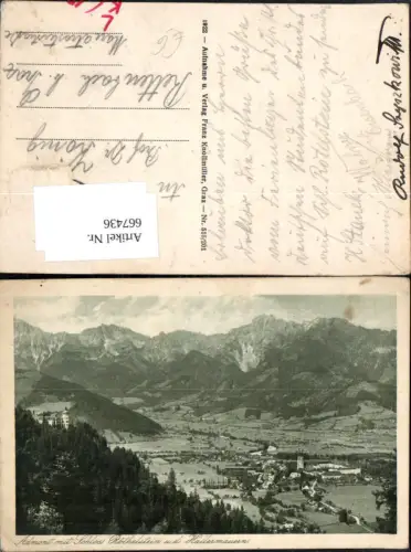 667436,Admont m. Schloss Röthelstein u. d. Hallermauern