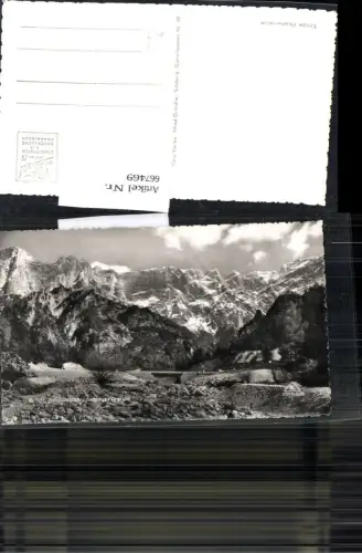 667469,Foto Ak Gesäuse Kaindlkarbrücke Hochtorgruppe Brücke Johnsbach Admont
