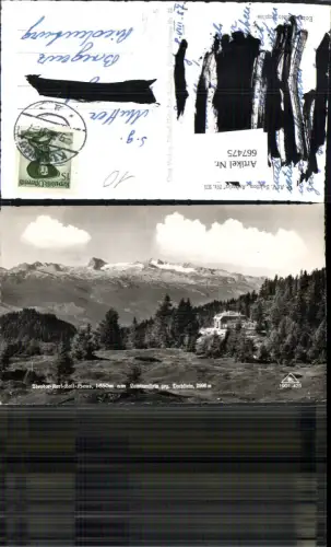 667475,Foto Ak Theodor Karl Holl-Haus Tauplitz Bad Mitterndorf a. Lawinenstein geg. Dachstein