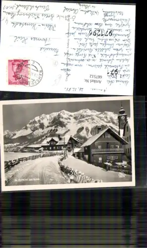 667512,Foto Ak St Rupert a. Kulm Winteransicht Ramsau am Dachstein