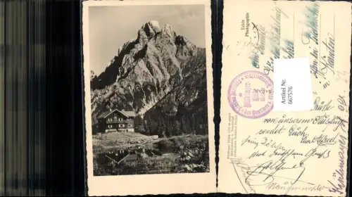 667576,Foto Ak Johnsbach Admont Mödlinger Hütte geg. Reichenstein u. Totenköpfl