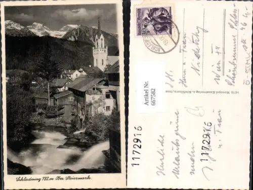 667582,Schladming Ansicht mit Kirche
