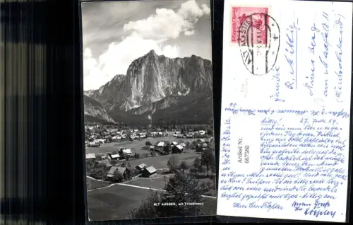 667580,Foto Ak Altaussee mit Trisselwand