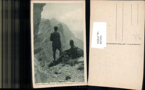 667595,Johnsbach Gesäuse Blick Planspitze Nordwand g. Oedstein Bergsteigen