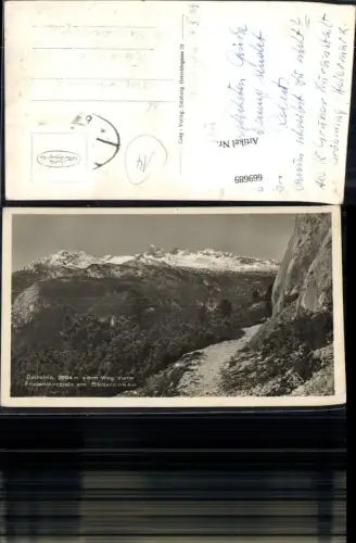 669689,Foto Ak Schladming Dachstein v. Weg Friedenskirchlein a. Stoderzinken