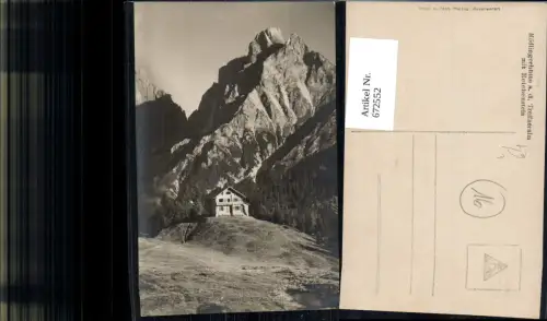672552,Johnsbach Mödlinger Hütte Mödlingerhütte a. d. Treffneralm m. Reichenstein