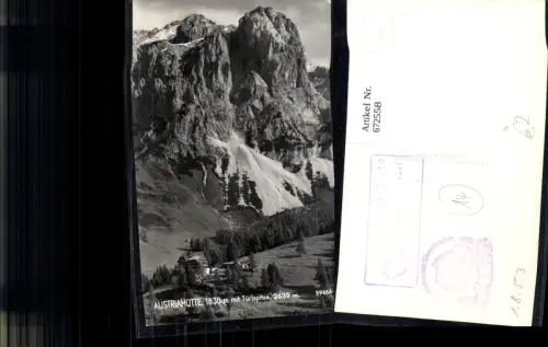 672558,Foto Ak Austriahütte mit Türlspitze Ramsau am Dachstein