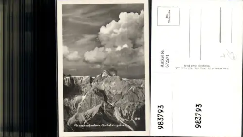 672571,Foto Ak Fliegeraufnahme Dachsteingebiet Ramsau am Dachstein