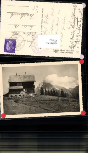 672702,Johnsbach Mödlingerhütte geg. d. Gr. Ödstein Mödlinger Hütte