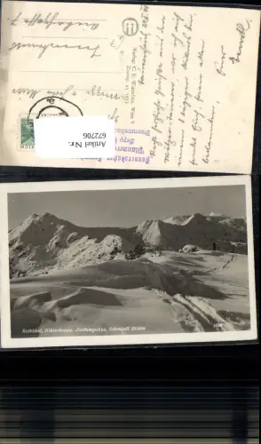 672706,Foto Ak Donnersbachwald Rotbühel Gläserkoppe Jochspitze Schreindl