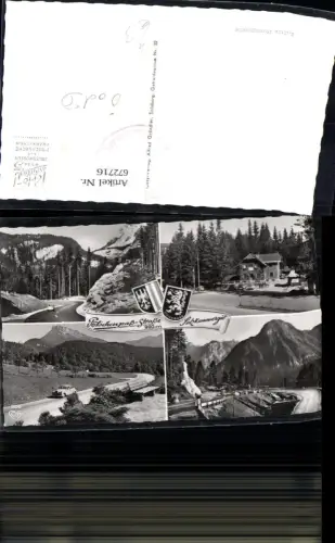672716,Mehrbild Ak Bad Aussee Pötschenpass Auto VW Käfer