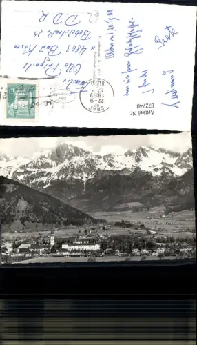 672740,Foto Ak Admont geg. d. Hallermauern