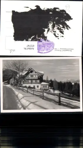672747,Foto Ak Rohrmoos Schladming Berggasthof Winterer