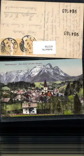 672759,Salzkammergut Bad Aussee mit dem Sarstein pub F. E. Brandt 1141