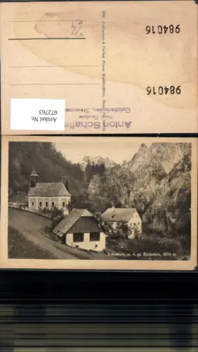 672763,Johnsbach m. d. Gr. Buchstein Kirche