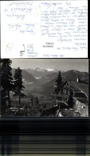 672823,Foto Ak Loserhütte Dachsteinblick Altaussee