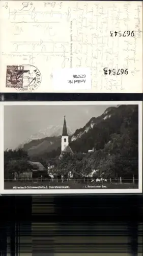 673706,Foto Ak Wörschach Schwefelbad pub L. Strohschneider