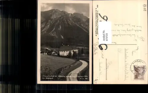 673723,Foto Ak St Rupert a. Kulm Ramsau a. Dachstein Ansicht Dachsteingruppe