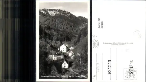 673839,Foto Ak Spitzenbach St Gallen Sankt Gallen