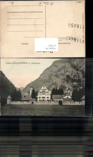 677803 Schloss Leopoldstein bei Münichtal Eisenerz pub Ledermann 4192 A