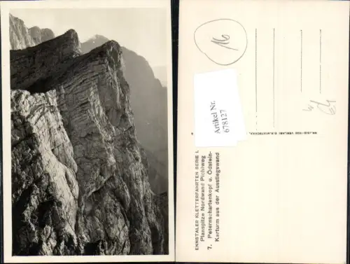 678127 Gesäuse Planspitze Pichlweg Ödstein Ennstaler Kletterfahrten Ser. II