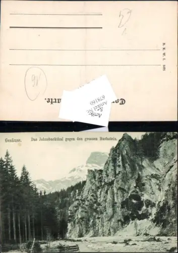 678160 Gesäuse Johnsbachtal Johnsbach Buchstein pub B.K.W.I. 1491