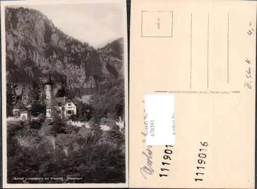 678391 Leopoldstein bei Eisenerz Turm Burg