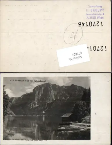 678825 Alt Aussee m. Trisselwand pub Max Kroller Aufn. Dr. Smekal 1921
