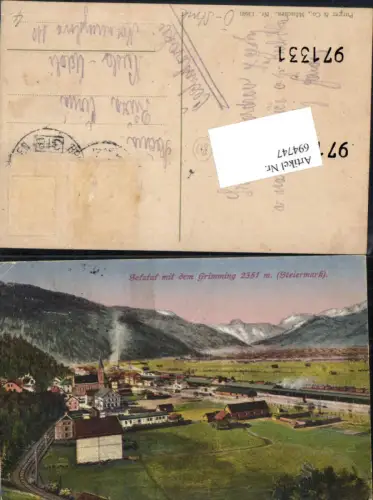 694747 Selztal Selzthal Steiermark Grimming Bahnhof pub Purger e Co. 13691
