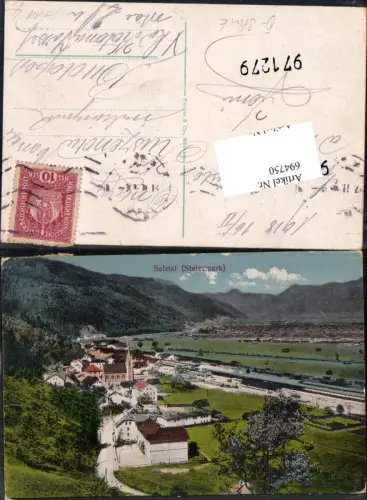 694750 Selztal Selzthal Steiermark Bahnhof pub Purger e Co.