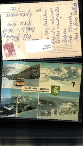 700898 Tauplitzalm Tauplitz Bad Mitterndorf Aussee Bus Autobus Postbus