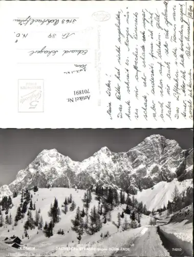 701891 Glöslalm Südwände am Dachstein b. Ramsau Schladming