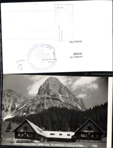 701898 Oberst Klinke Hütte m. Admonter Kaibling Weng Admont Gesäuse