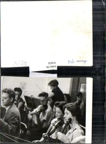 713632 Bad Aussee Presse Foto 1956 Konzert